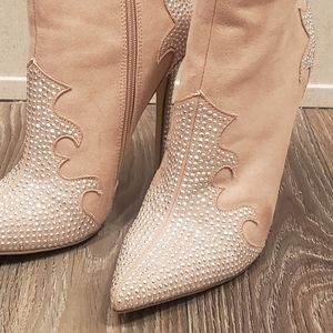 Stiletto studded Booties